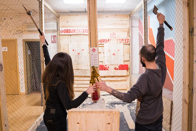 Axe Throwing 2 Hour Session - Private Axe Throwing in Madrid: A Different Kind of Night Out