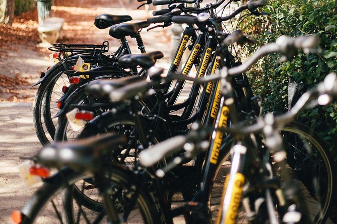 City Bike Rental with Phone Holder and Self Guided Tour - Family cycling in Madrid: kid seats and park time