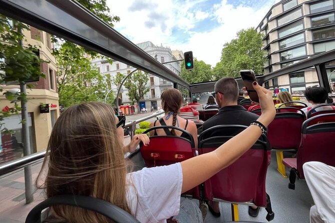 City Sightseeing Madrid Panoramic Bus Tour - The red route: Palacio Real to the art triangle in about 1 hour 15