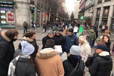 Guided visit to Madrid May 2 - Stop 1: Plaza de Oriente and the Start of the Uprising