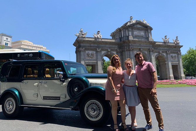 Historic and Modern Madrid by Classic Car Private Tour - Templo de Debod, Royal Palace grounds, and Almudena’s modern curve