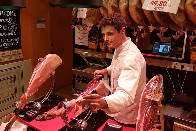 Iberian Ham and Wine Small Group Tour in Madrid - Starter Stop: Classic Tapas with Two Spanish Wines