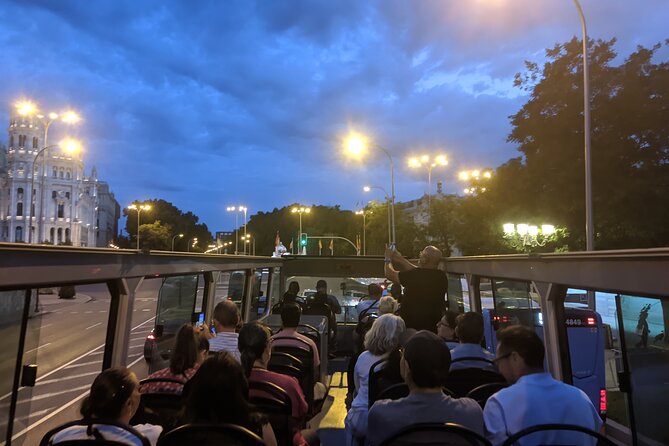 Madrid Big Bus Night Tour - Puerta de Alcalá and Plaza de Cibeles: Madrid’s opening chapter