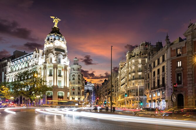 Madrid Big Bus Night Tour - From Templo de Debod to Plaza Colón and Plaza de España