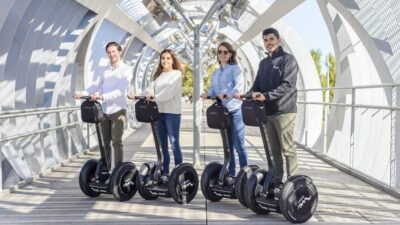 Madrid: City and El Retiro Segway Tour - Getting confident fast on the Genuine i2 Segway