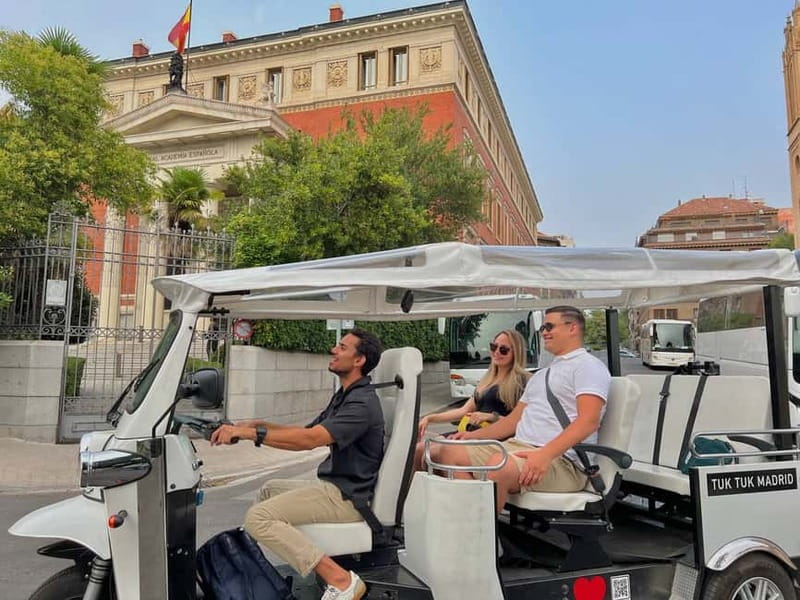 Madrid: Discover the City by Private Electric Tuk Tuk - Your Storyteller Guide and the Photo-Stop Strategy
