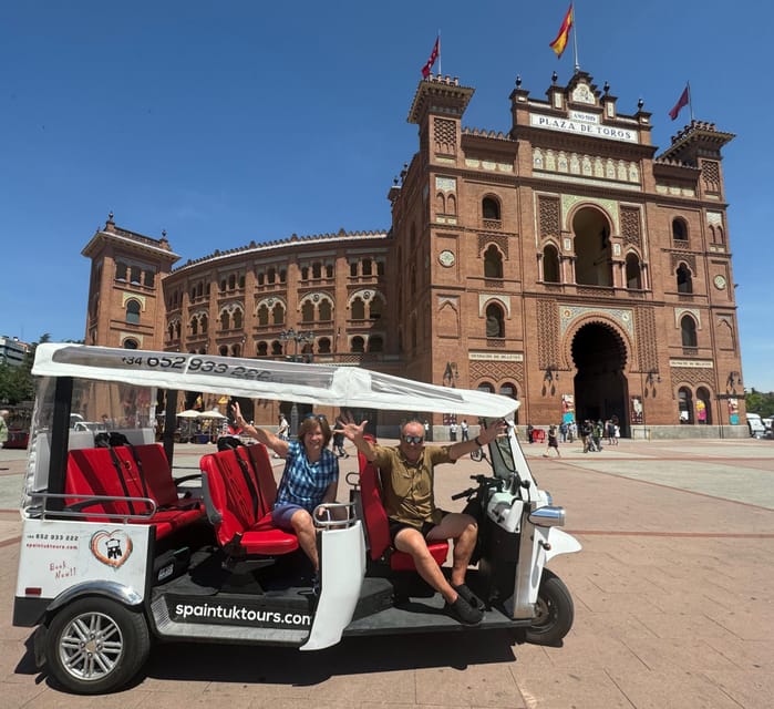 Madrid: Discover the Magic of This City by Tuk Tuk - What to bring so the tour feels easy