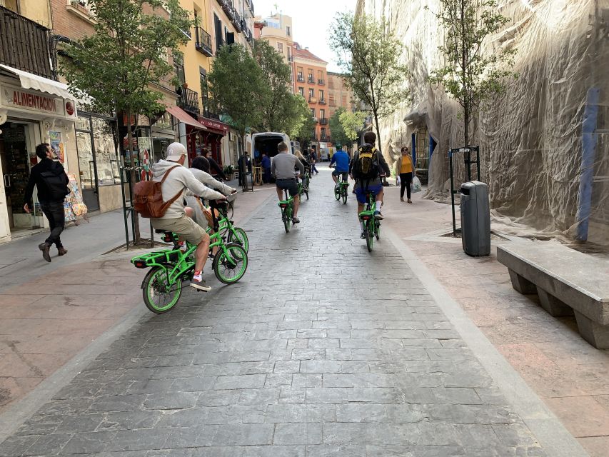 Madrid: Literary Quarter & Retiro Park Electric Bike Tour - Electric bikes through Madrid’s green lungs: time well spent in 2 hours