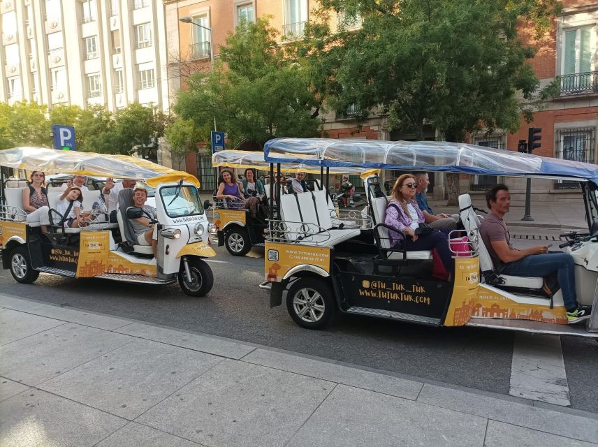 Madrid: Modern tour with Private guide in yellow tuk tuk - Key highlights to expect on the yellow tuk tuk
