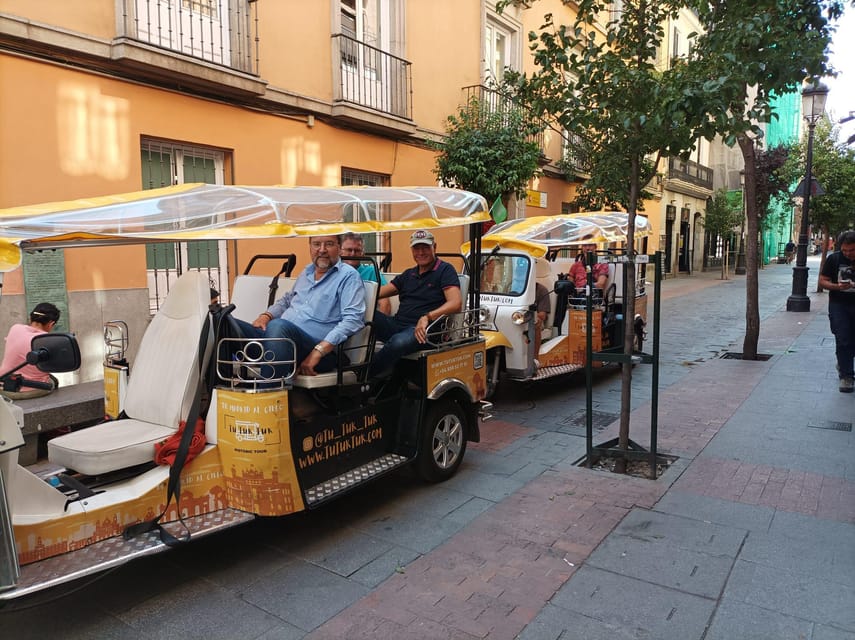 Madrid: Modern tour with Private guide in yellow tuk tuk - Royal Palace to Almudena Cathedral: the Madrid power belt