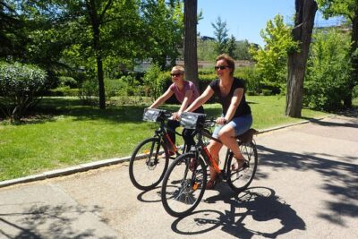 Madrid Parks & Riverside Bike Tour - Royal Palace east side: your first big viewpoint without the crowds inside