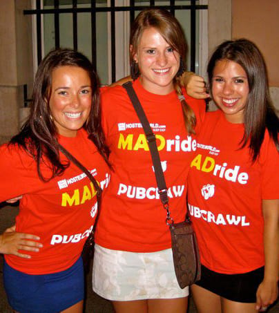 Madrid: Pub Crawl Madrid Running since 2005 Bar Exploration - Guides steer the vibe: Felipe, Juan Carlon, Sylvia, and Sylvia/Silvia