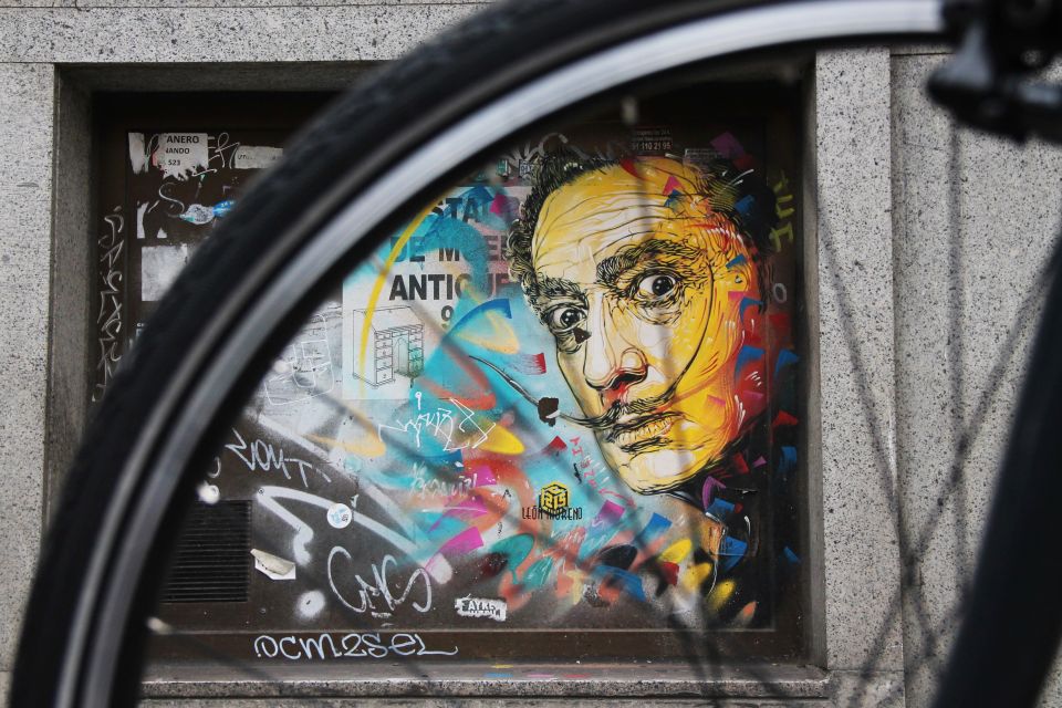 Madrid: Street Art Bike Tour - Alonso Martínez and Boa Mistura: International Design Meets Local Streets