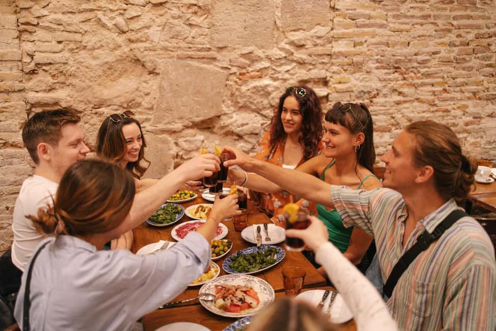 Madrid: Tapas Dinner Party Food Tour with Guide - The drinks: vermouth and local wine, plus the non-alcoholic option