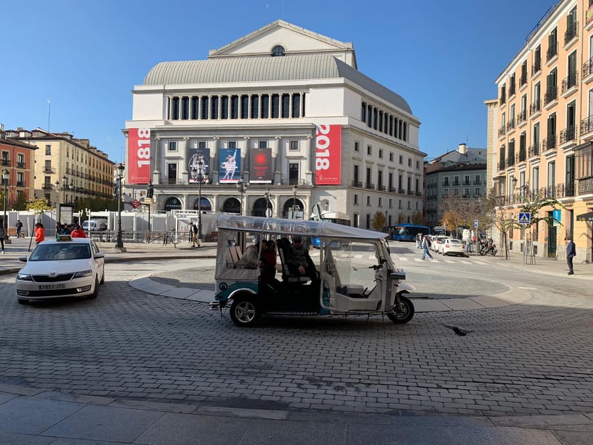 Madrid Tuk Tuk Welcoming Tour - Atocha Station: seeing Madrid as a living transport hub