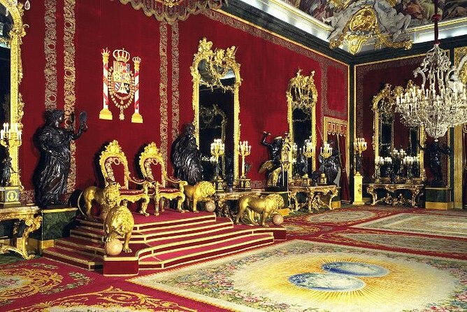 Madrid: VIP Royal Palace & Cathedral with tickets & hotel pickup - Royal Palace of Madrid: a one-hour guided sprint you can actually enjoy