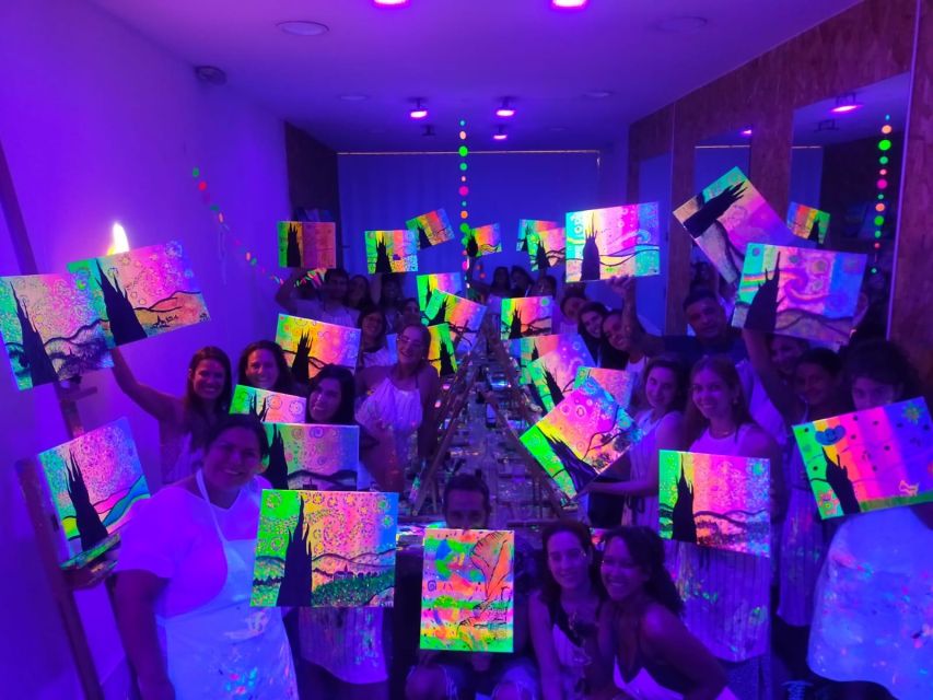 Madrid: Wine Gogh Glow Academy Paint and Sip Classes - Key Things I’d Put on Your Radar