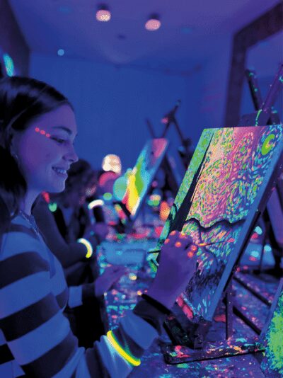 Madrid: Wine Gogh Glow Academy Paint and Sip Classes - Your Canvas Moment: Starting From Scratch Without Guesswork