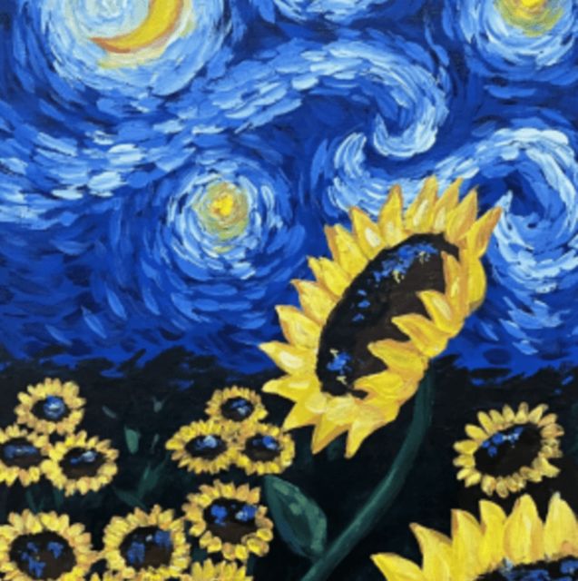 Madrid: Wine Gogh Glow Academy Paint and Sip Classes - Language, Group Vibe, and the One Caution to Plan Around