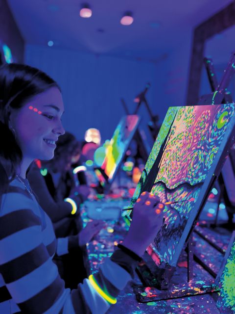 Madrid: Wine Gogh Glow Academy Paint and Sip Classes - Who This Class Suits Best (And Who Might Want Something Else)