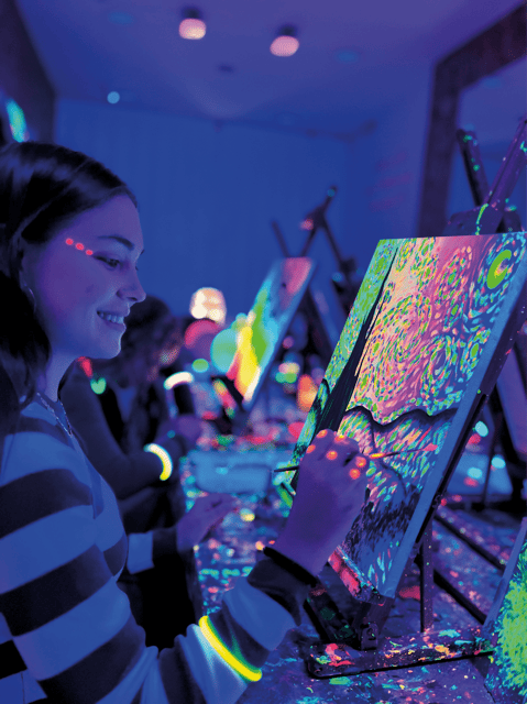 Madrid: Wine Gogh Glow Academy Paint and Sip Classes - Your Canvas Moment: Starting From Scratch Without Guesswork