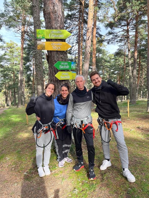 Madrid: Zip line circuits high in the trees - How High Are You Really? Circuits From 2 to 12 Meters