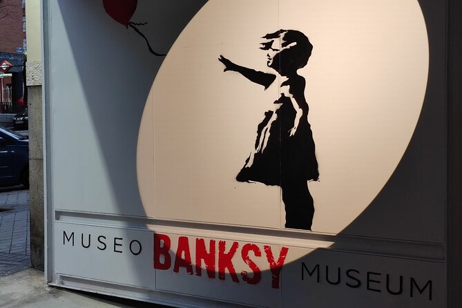 Museo Banksy Madrid Admission Ticket - Inside the museum: techniques, themes, and the anonymous identity angle