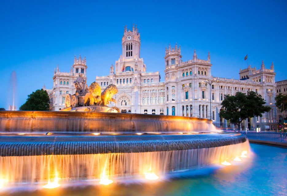Private Madrid Highlights Walking Tour - Plaza de Cibeles: fountains, statues, and the big civic mood