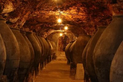 Private Tour & Lunch Of Underground Winery & Countryside Estate - Lunch by the Tajuña River: Seafood or Vegan Paella at Waterfall View