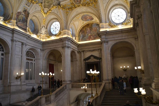 Royal Palace of Madrid 1.5-Hour Guided Tour Optional Prado Museum Combo - The Main Staircase and the Big Rooms That Explain the Palace