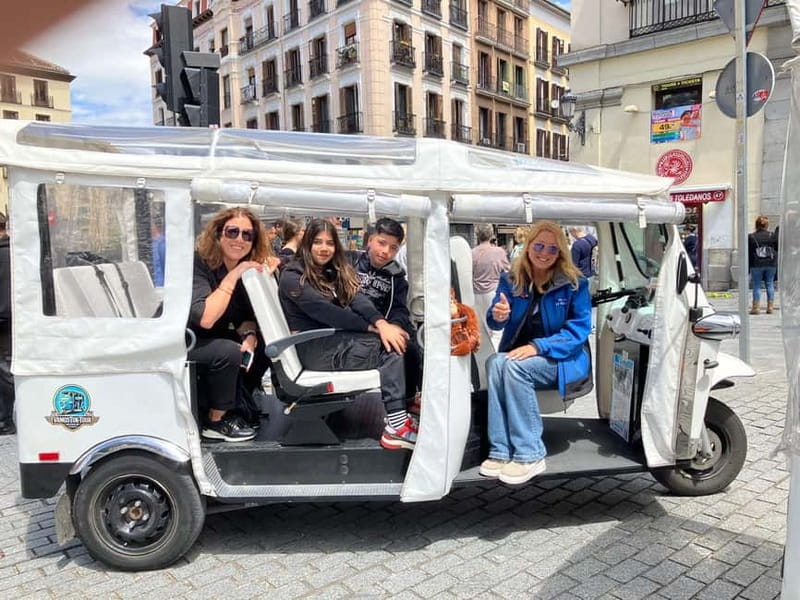 "See Madrid Differently: A Premium Private Tuk Tuk Ride" - Why a private tuk-tuk makes Madrid feel smaller