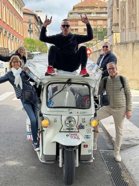 "See Madrid Differently: A Premium Private Tuk Tuk Ride" - Plaza de Cibeles to Retiro Park: classic Madrid symbols, then green space