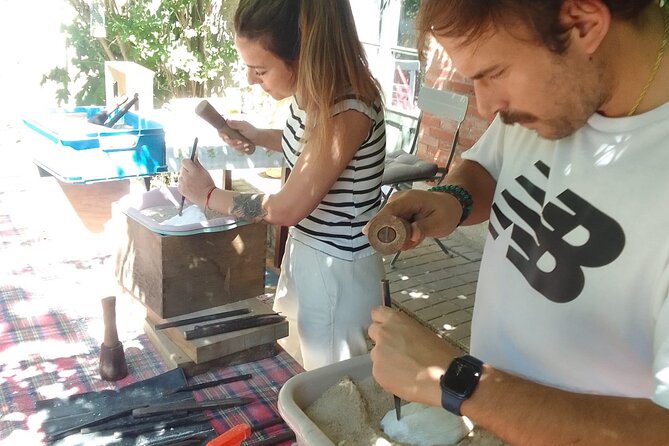Stone Carving in Cercedilla/Madrid - The Hands-On Part: Tools, Stones, and Learning by Doing