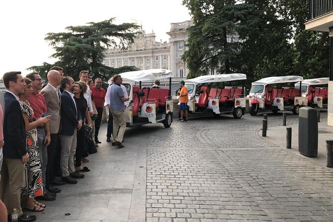 Tour Madrid in 2 hours! Electric Tuk - Fast, Fun, and Exclusive - Neoclassical Madrid: Neptune, Puerta de Alcalá, and Cibeles Power Spots
