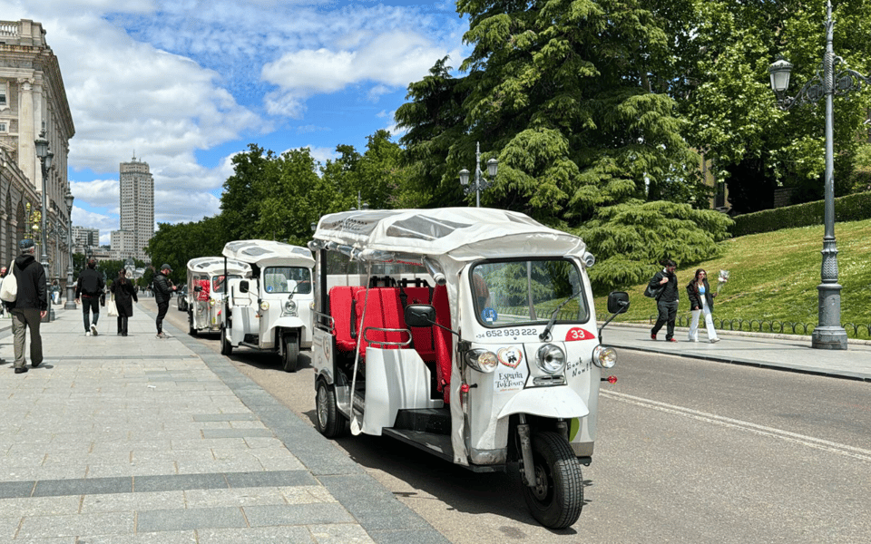 Tuk Tuk Tour with Wine Test in Madrid - The Royal Palace Area and the Stories Around Spanish Royalty