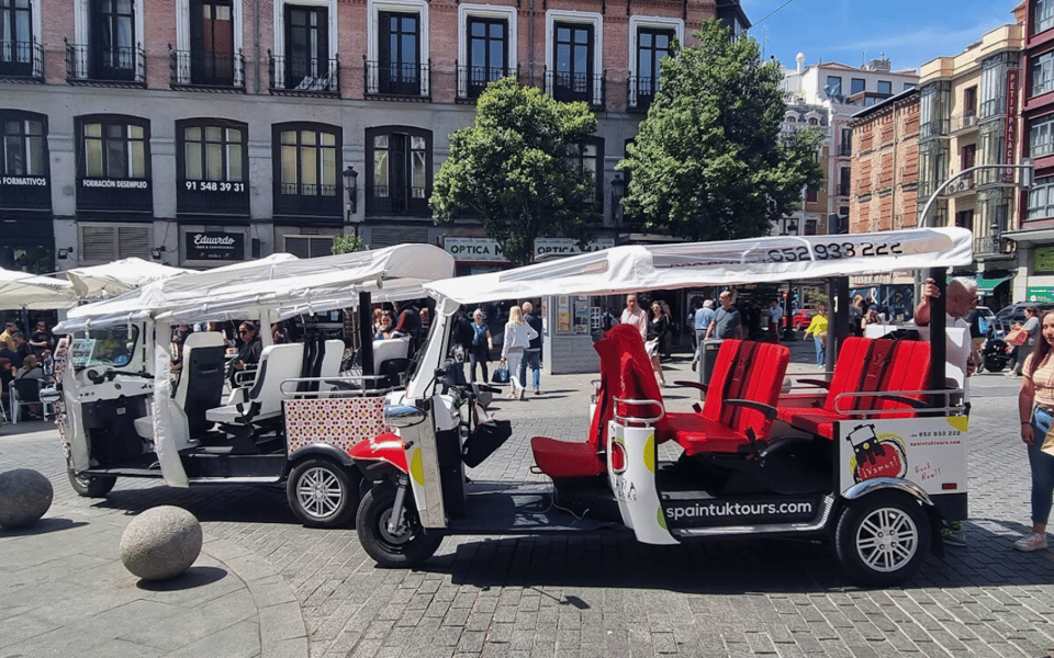 Tuk Tuk Tour with Wine Test in Madrid - Retiro Park: A Break From the Noise, With a Guided Frame
