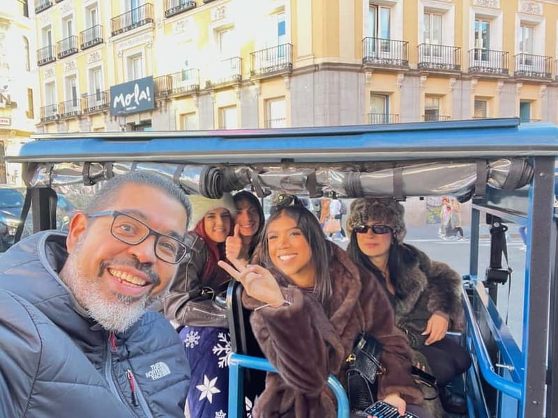 Tuktuk historical tour of Madrid 1 Hr in a fun and original way - Key highlights to look forward to